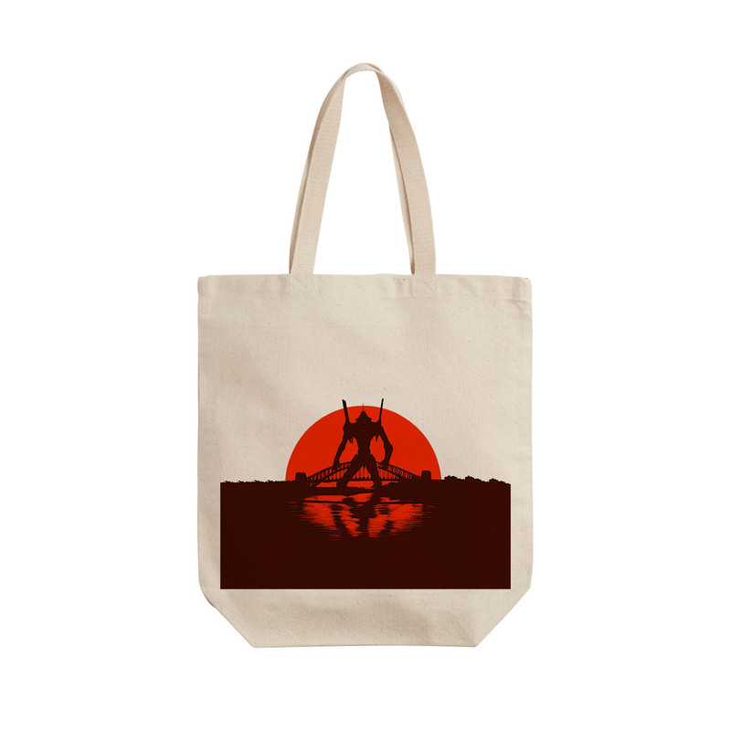 ساک خرید ترمه طراحان ایده مدل Neon Genesis Evangelion طرح نئون کد strm0555 - L