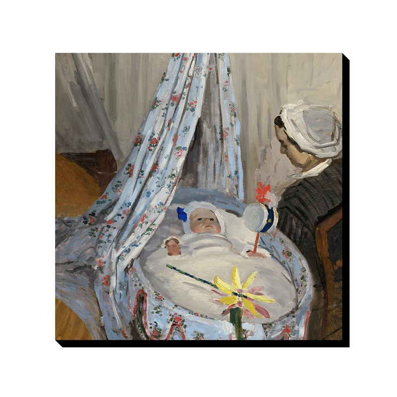 تابلو ترمه طراحان ایده طرح گهواره از مونه کد art0204