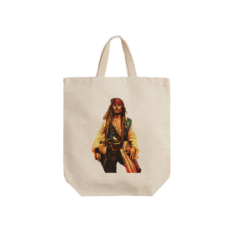 ساک خرید ترمه طراحان ایده مدل Jack Sparrow - جک اسپارو کد cfp1219 - S