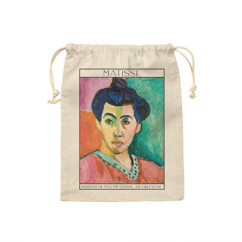 کیسه نان و سبزی ترمه طراحان ایده مدل پرتره خانم ماتیس، خط سبز از ماتیس کد art0641 - S