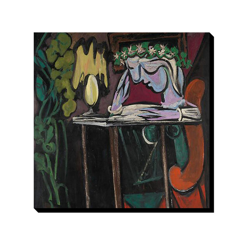 تابلو شاسی ترمه طراحان ایده مدل مطالعه روی میز از پیکاسو کد art0331