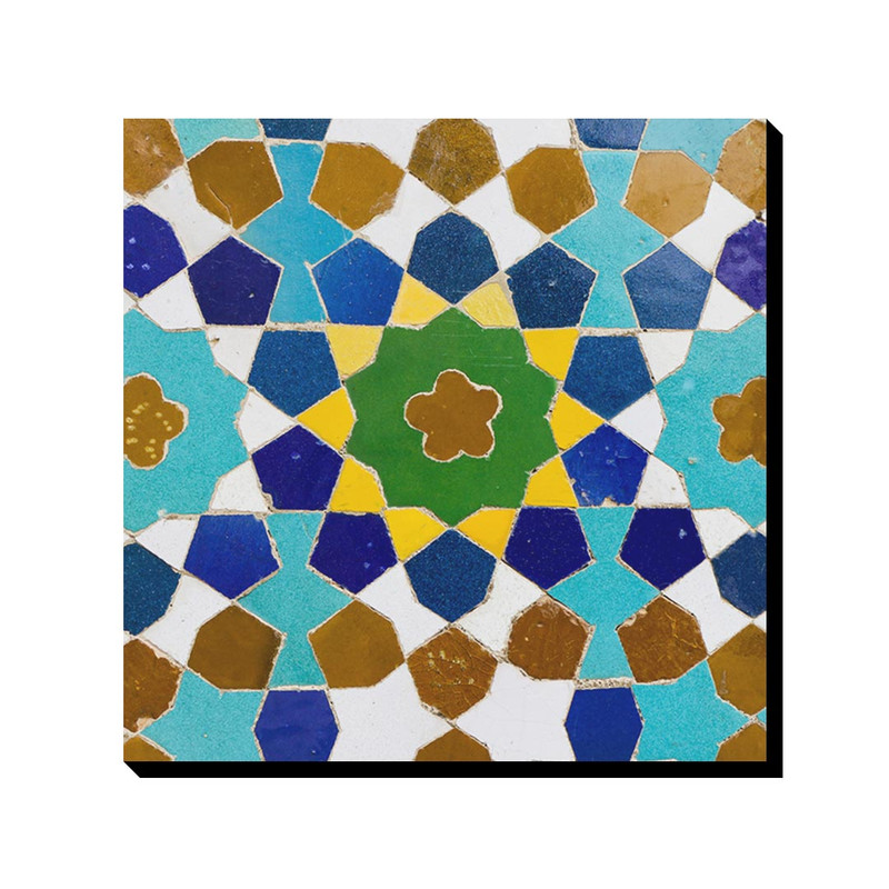 تابلو شاسی ترمه طراحان ایده مدل کاشی مسجد کد cfp1035