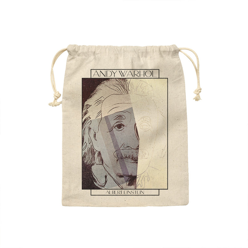 کیسه نان و سبزی ترمه طراحان ایده مدل آلبرت انیشتین از وارهول کد art0799 - M
