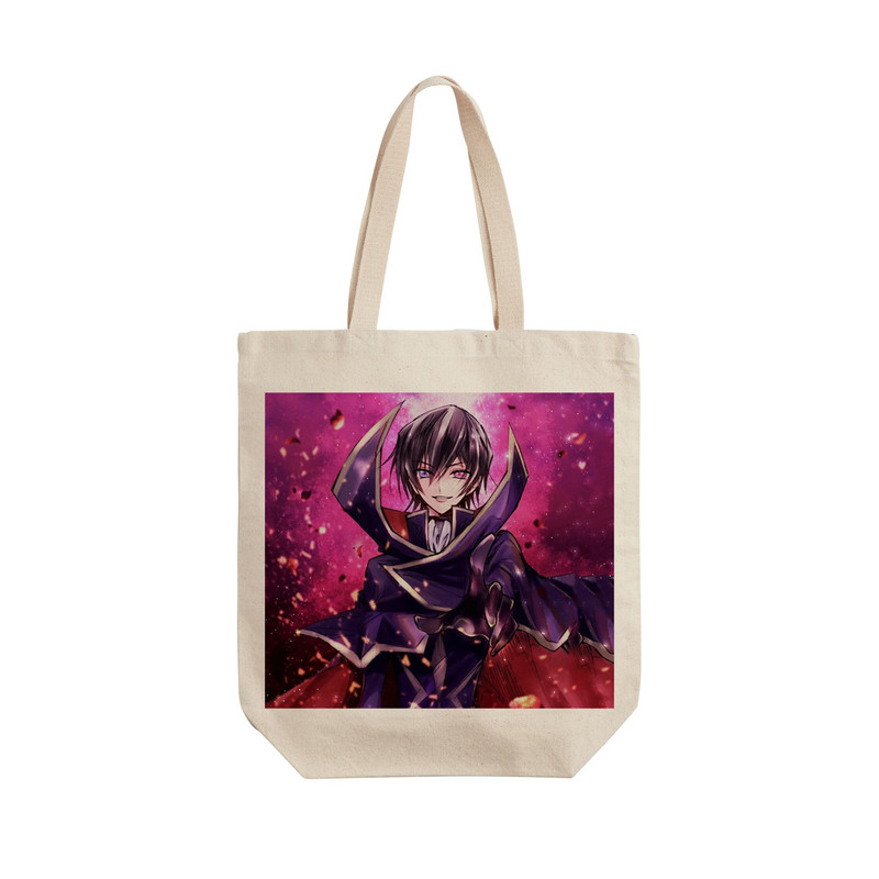 ساک خرید ترمه طراحان ایده مدل Code Geass طرح  گیاس کد strm0538 - L