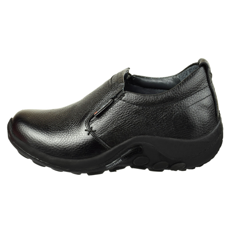 کفش رسمی پسرانه مدل چرم طبیعی لژدار BK.3715 رنگ مشکی