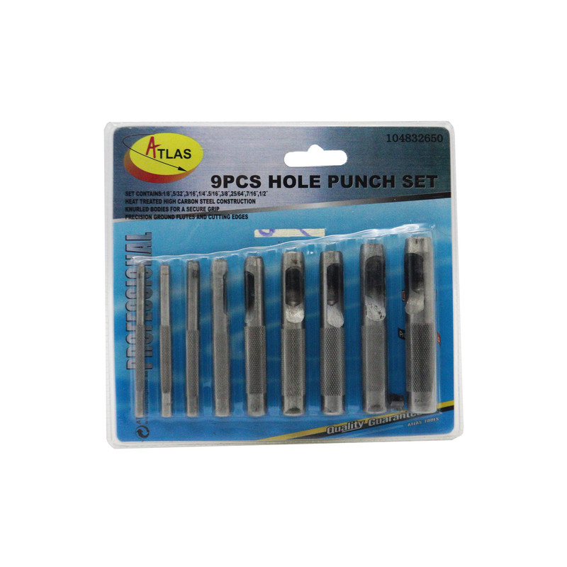 سنبه واشر بر اطلس مدل YP-104832650-9PCS مجموعه 9 عددی 