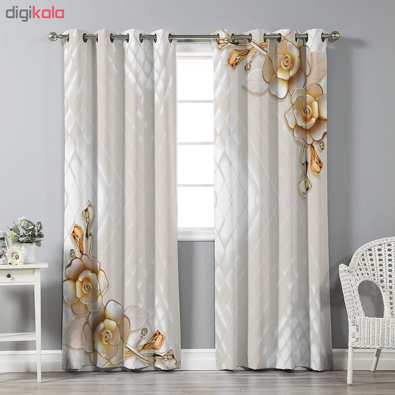پرده نیروانا مدل pl1759 سایز 280 × 140 سانتی متر
