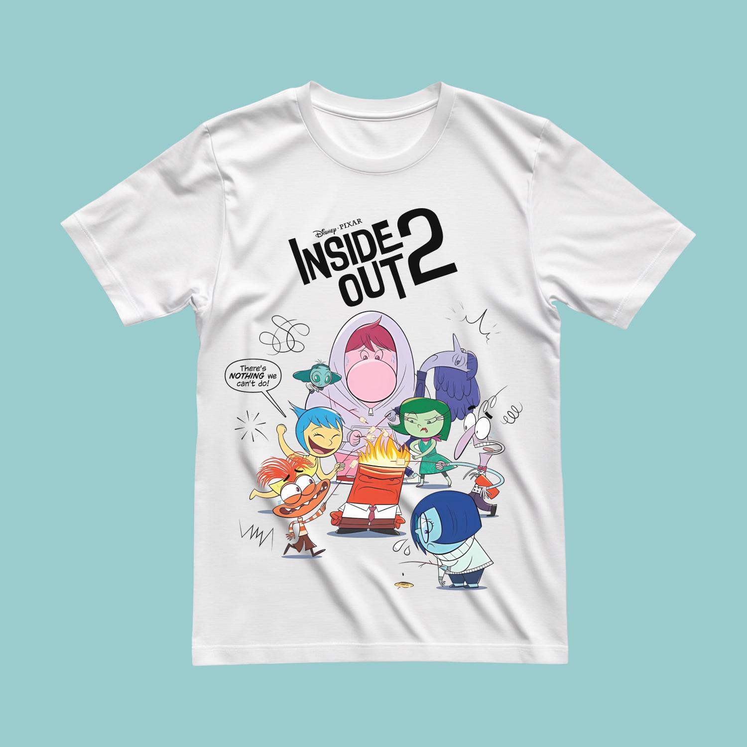 تیشرت بچگانه طرح Inside Out (درون و بیرون) کد 6519
